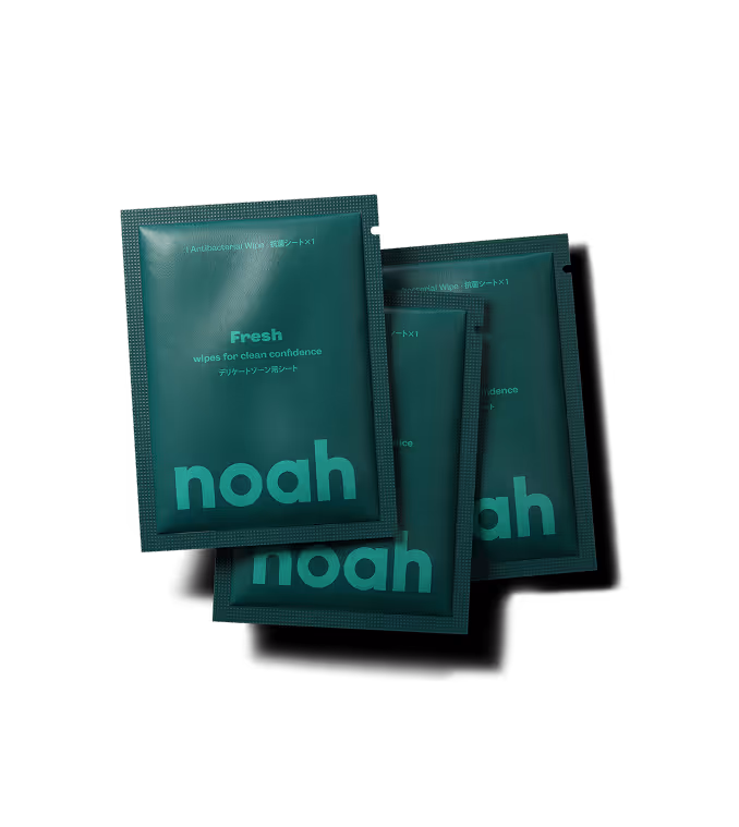 Noah Fresh men's intimate hygiene wipes