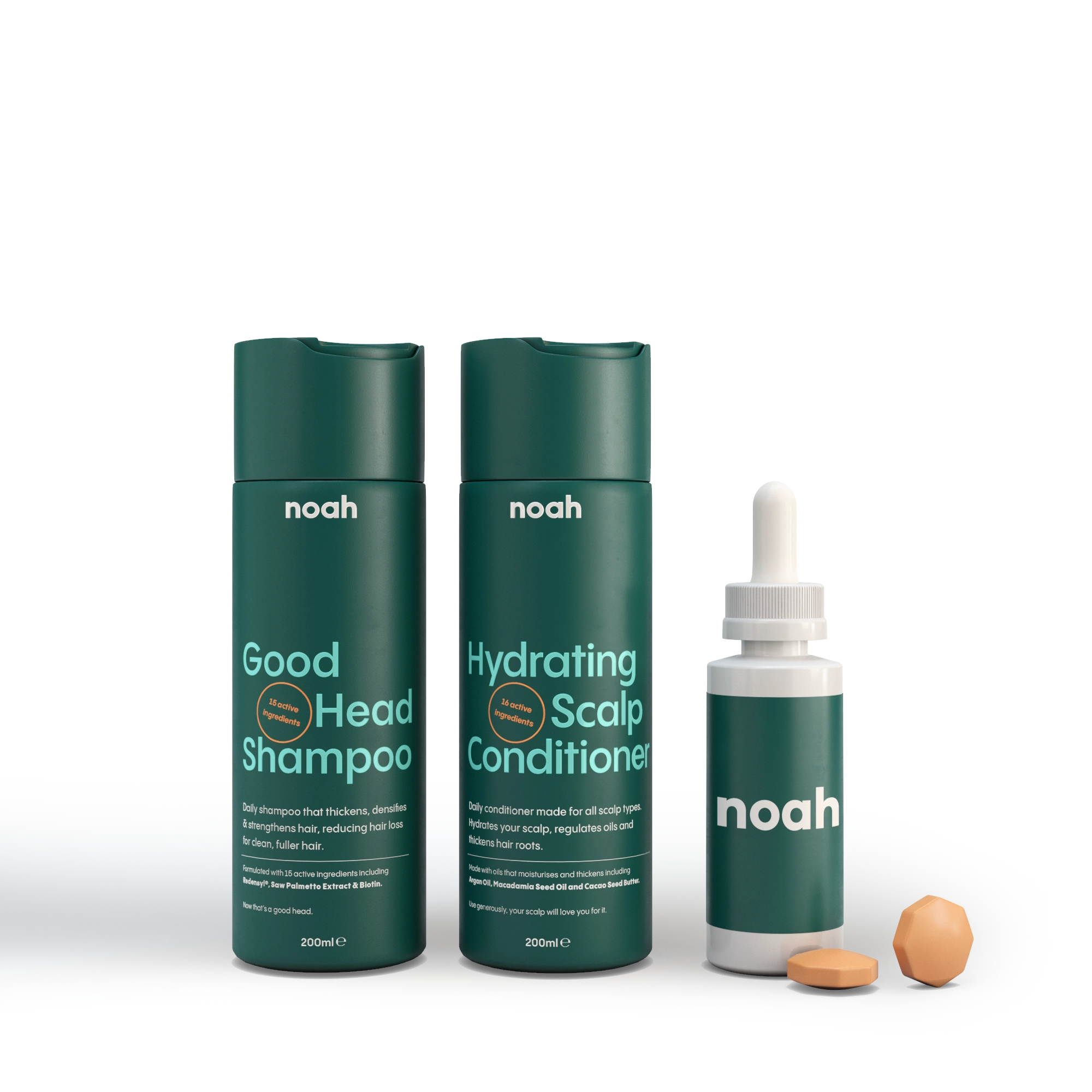 非那雄胺 (Finasteride) 1mg + (米諾地爾) Minoxidil 5% 緻好洗髮露 潤澤護髮乳（最強生髮套裝）